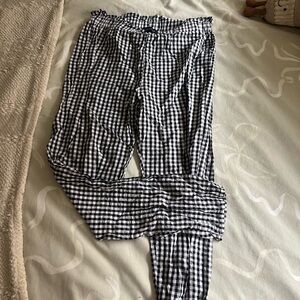 Pacsun Black and White Gingham Pants